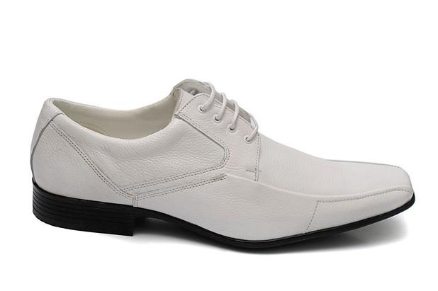 sapato branco social masculino