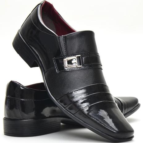sapatos masculinos bico quadrado
