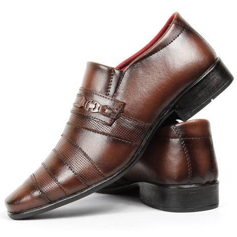 Sapato Social Masculino Cappuccino Luxo Confortável e Estiloso 37 ao 44 -  Sw Shoes - Sapato Social Masculino - Magazine Luiza