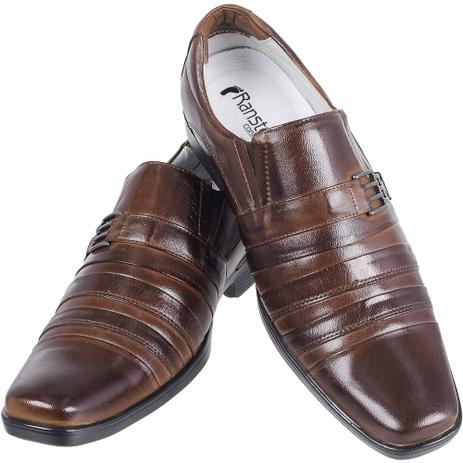 Sapato Social Masculino Casual Confort Marrom Couro - Ranster - Sapato  Social Masculino - Magazine Luiza