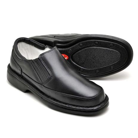 Sapato social masculino comfort anti-stress em couro pelica preto - Outlet  RP - Sapato Social Masculino - Magazine Luiza