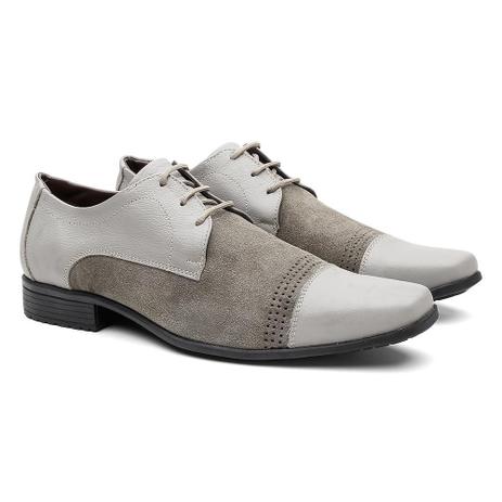 Sapato Social Masculino Couro Cadarço com Camurça Conforto - HShoes - Sapato  Social Masculino - Magazine Luiza