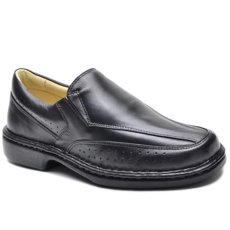 Sapato Social Masculino Couro Conforto Sola Borracha Leve - Cla-Cle - Sapato  Social Masculino - Magazine Luiza