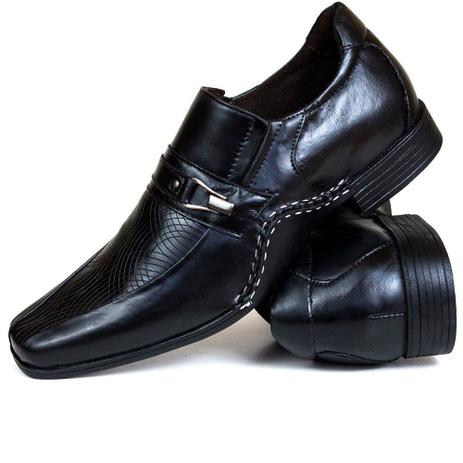 Sapato Social Masculino Couro Costurado 3335 - Herlim - Sapato Social  Masculino - Magazine Luiza