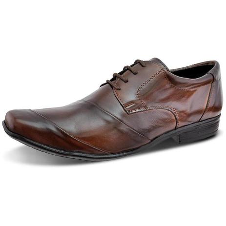 Sapato Social Masculino Couro de Amarrar Leoppé - Sapato Social Masculino -  Magazine Luiza