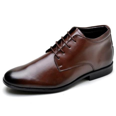 Sapato Social Masculino Couro Lux Reta Oposta - Sapato Social Masculino -  Magazine Luiza