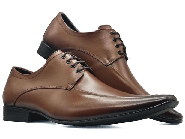Sapato social masculino couro sola borracha Confortavel MOD 157 - BIGIONI - Sapato  Social Masculino - Magazine Luiza