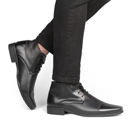 Sapato Social Masculino De Cano Alto Cadarço em sintetico super leve -  Fierre - Sapato Social Masculino - Magazine Luiza