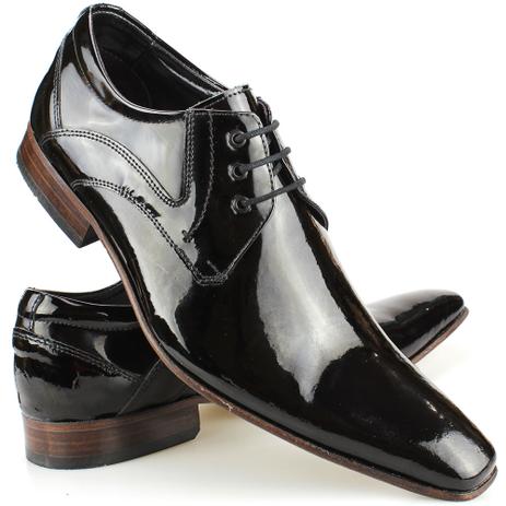 sapatos de verniz homem