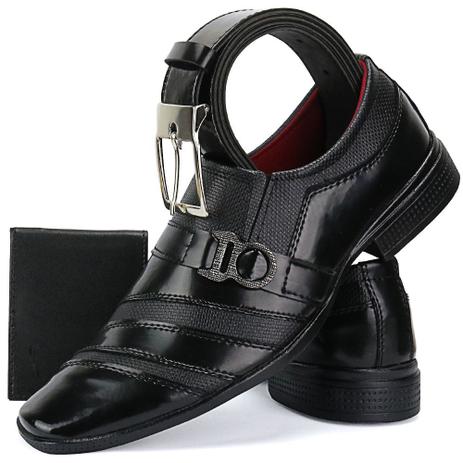 Sapato Social Masculino Lançamento Exclusivo Combo Cinto E Carteira - Ws shoes Menor preço em Sapato Social Masculino Lançamento Exclusivo Combo Cinto E Carteira - Ws shoes