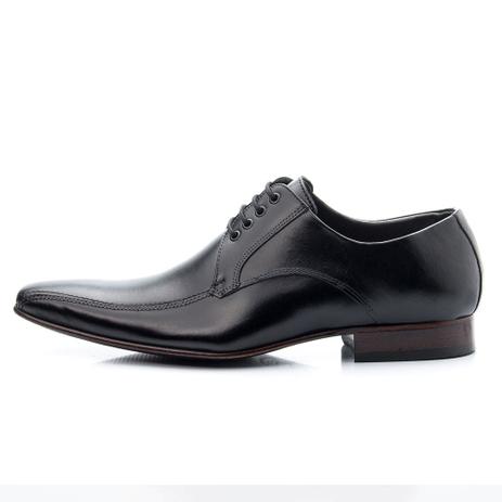 Sapato Social Masculino Pierrô modelo Italiano de amarrar couro cor preto com solado de couro Menor preço em Sapato Social Masculino Pierrô modelo Italiano de amarrar couro cor preto com solado de couro