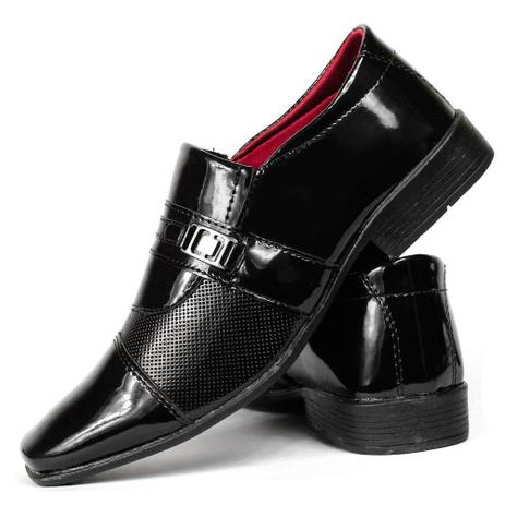 Sapato Social Masculino Preto Verniz Confortável e Estiloso - Sw Shoes - Sapato  Social Masculino - Magazine Luiza