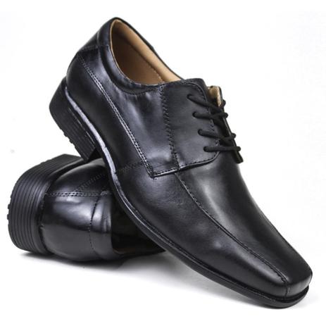 Sapato Social Masculino Sport Bico Quadrado Couro Cadarço - Galipoli -  Sapato Social Masculino - Magazine Luiza