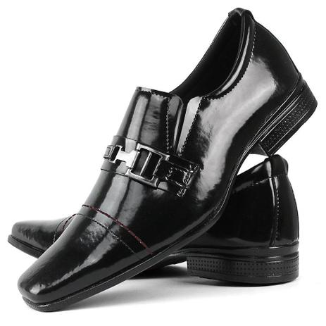 Sapato Social Masculino Verniz Preto Fivela - Tums - Outros Moda e  Acessórios - Magazine Luiza