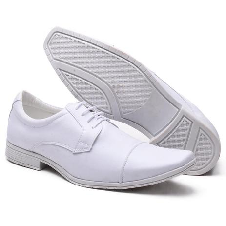 sapato branco social masculino