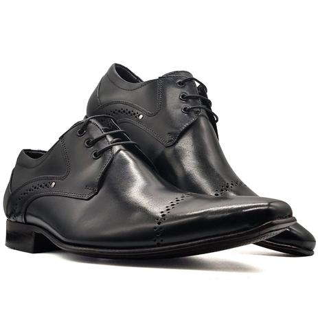 Sapato Social Oxford Masculino Bico Fino Sola De Couro MOD 377 - BIGIONI -  Sapato Social Masculino - Magazine Luiza