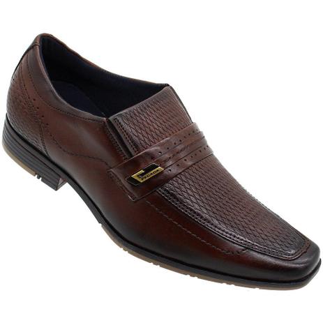 Sapato Pegada 123852-02 Mestiço Preto Pinhão com Cadarço