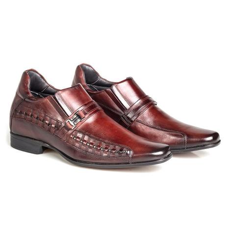 Sapato Social Rafarillo Couro Masculino Aumenta Altura - Sapato Social  Masculino - Magazine Luiza