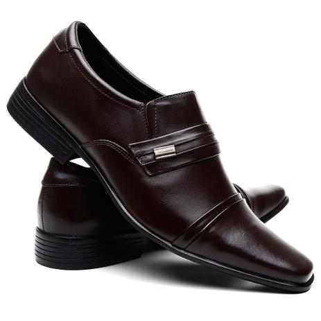 Sapato Social Venetto Masculino Couro Bico Fino Dia a Dia Menor preço em Sapato Social Venetto Masculino Couro Bico Fino Dia a Dia