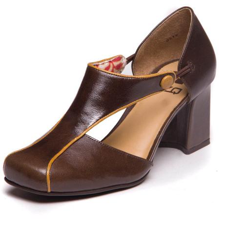 Sapato Sophia Marrom Chocolate / Pequi 6001 - Loja MZQ - Calçados Femininos  - Magazine Luiza