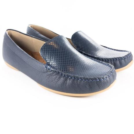 Sapato Usaflex Mocassim Azul Marinho - Mocassim Feminino - Magazine Luiza