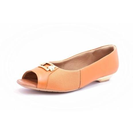sapato usaflex peep toe