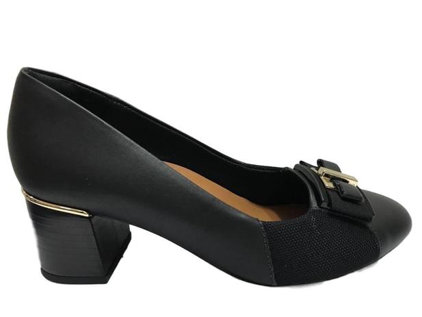 sapato preto usaflex