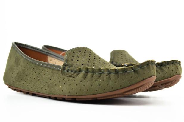 Sapato Vizzano Feminino Mocassim Camurça Verde Militar 1187 - Mocassim  Feminino - Magazine Luiza