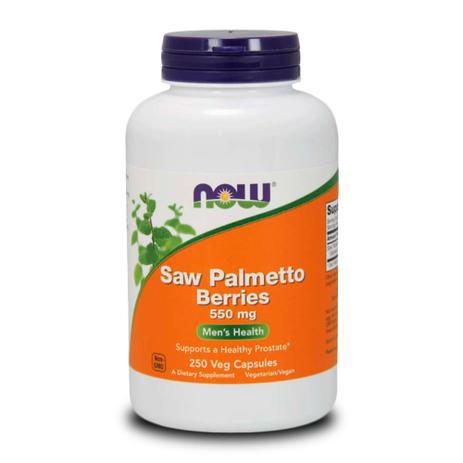 Saw Palmetto Berries 550mg (250 VCaps) - Now Foods Menor preço em Saw Palmetto Berries 550mg (250 VCaps) - Now Foods