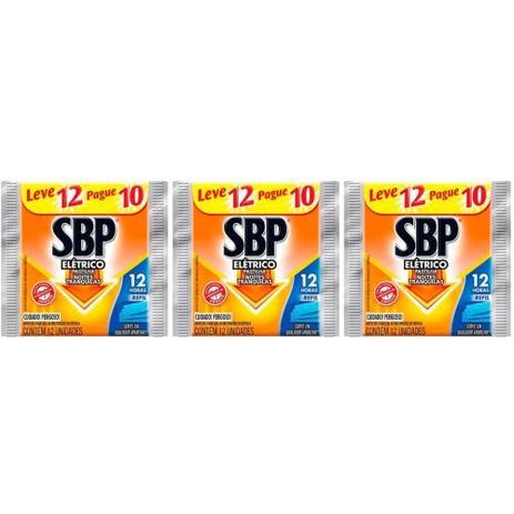 SBP Inseticida Elétrico SBP 12H Refil Líquido C/10 (Kit C/03) Menor preço em SBP Inseticida Elétrico SBP 12H Refil Líquido C/10 (Kit C/03)