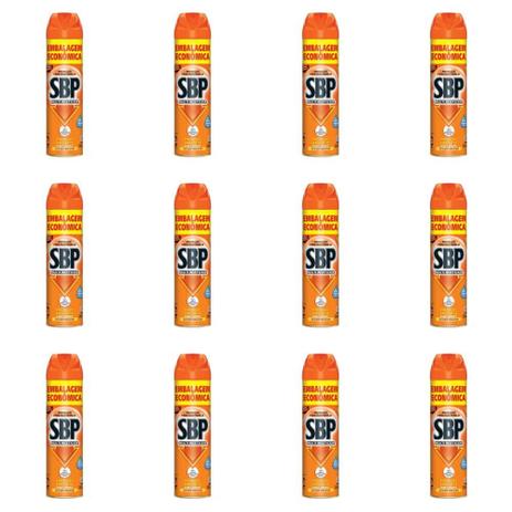 SBP Multi Inseticida Aerosol 380ml (Kit C/12) Menor preço em SBP Multi Inseticida Aerosol 380ml (Kit C/12)