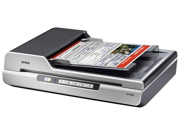Scanner de Mesa Epson Workforce GT 1500 - Colorido 4800dpi