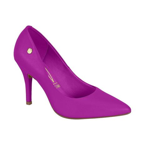 Scarpin Bico Fino Alto Feminino Vizzano Menor preço em Scarpin Bico Fino Alto Feminino Vizzano