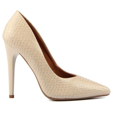 scarpin off white salto alto