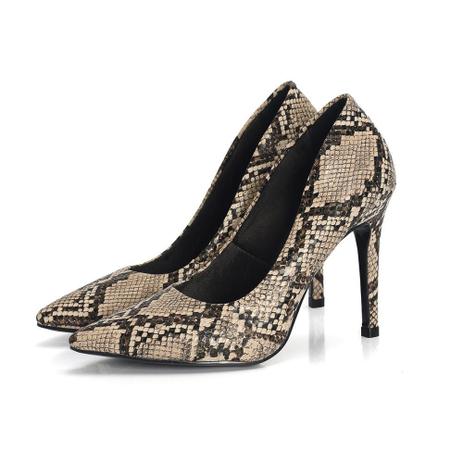 scarpin de cobra