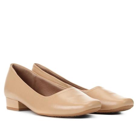 scarpin salto baixo usaflex