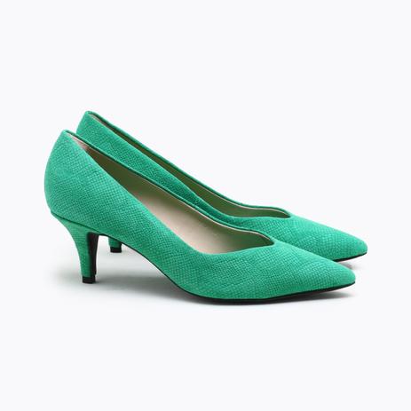 Scarpin Dumond Couro Snake - Calçados Femininos - Magazine Luiza