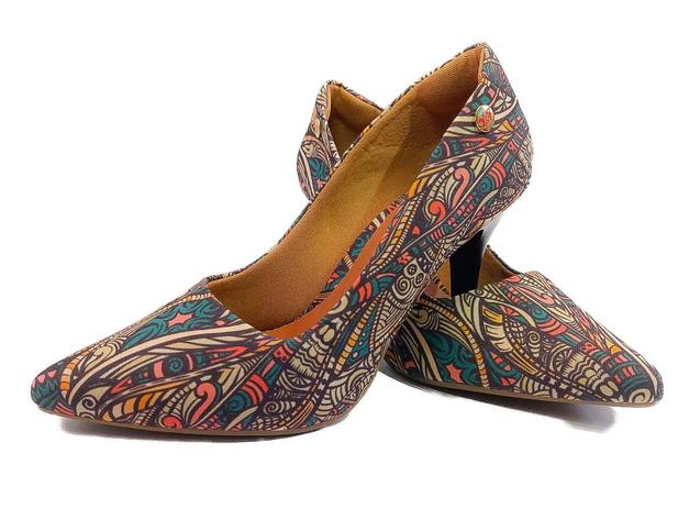 scarpin estampado