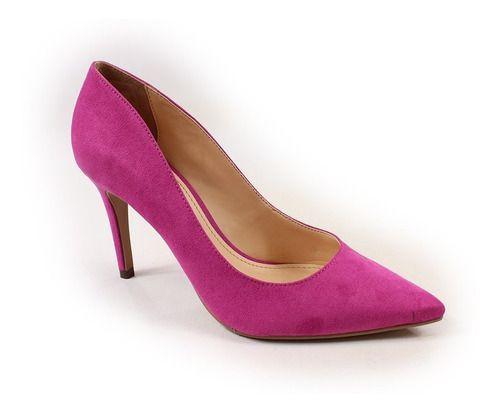 scarpin pink camurça
