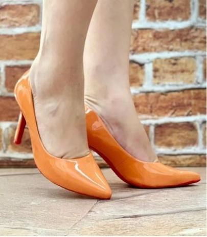 sapato social sola vermelha