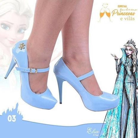 scarpin princesas disney