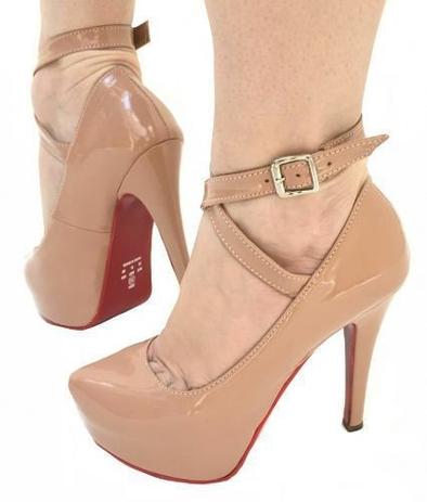 scarpin tiras cruzadas