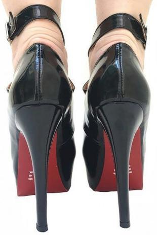 scarpin preto salto 12