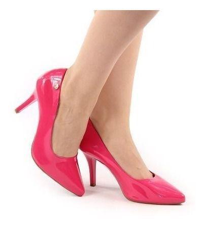 scarpin rosa mercado livre