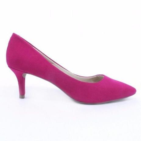 scarpin rosa pink salto baixo