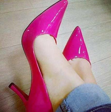 calçados rosa