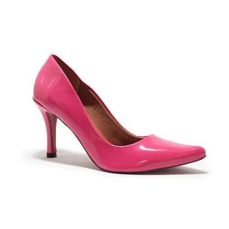 scarpin rosa pink salto baixo