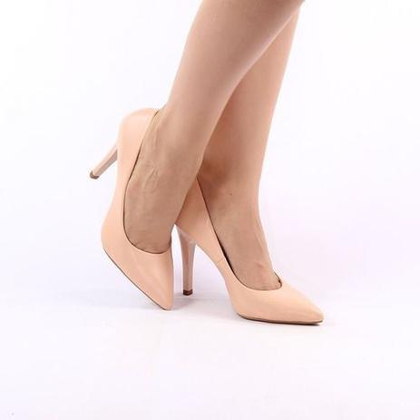 scarpin nude rosado