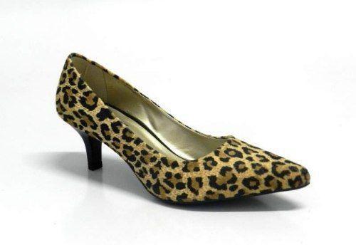 scarpin marrom salto baixo