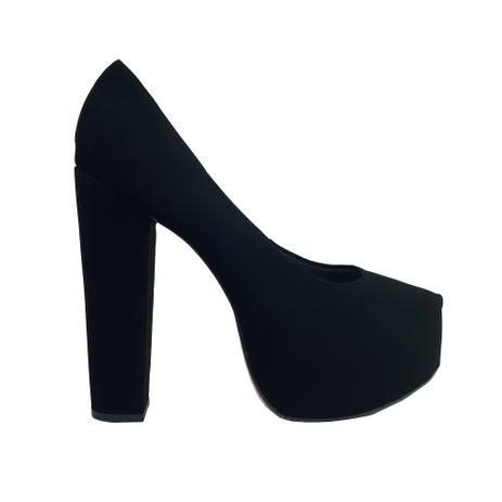 SCARPIN FACTOR SALTO ALTO TAMANHO ESPECIAL - NAPA BRANCO | SOCALCADOS